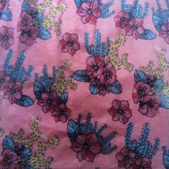 Floral Pink Kids Casual Dress - Picture 3 of 3